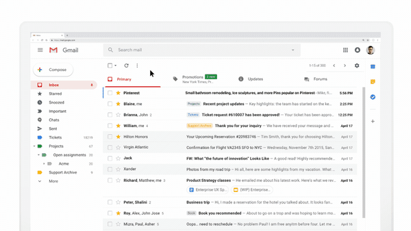 How to enable Dynamic Email in Gmail