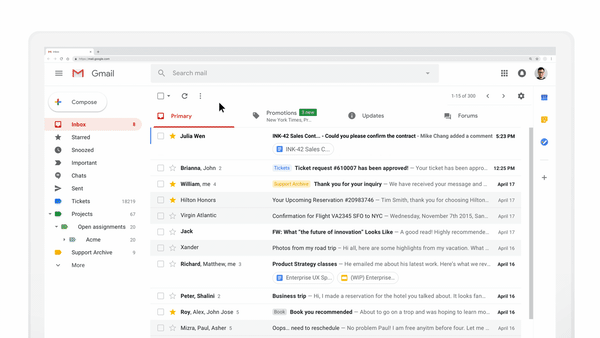 Enable Dynamic Email in Gmail